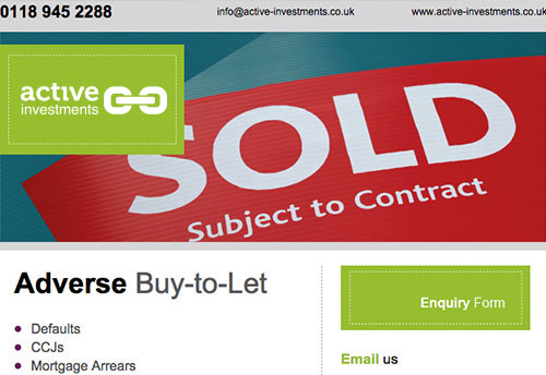 Adverse Buy to Let email